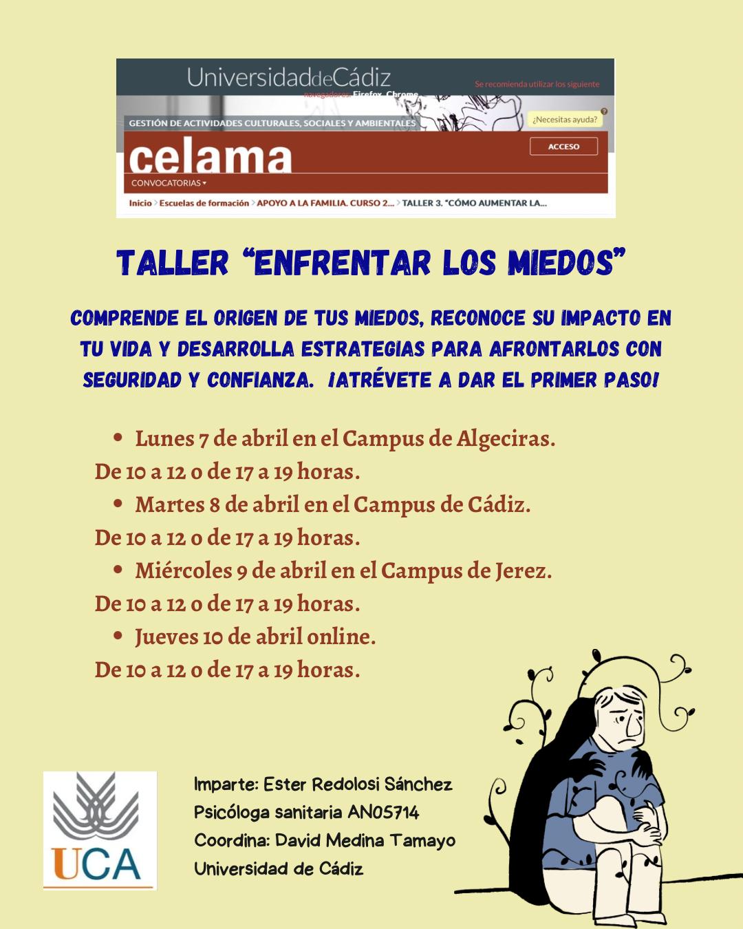 Taller enfrentar los miedos